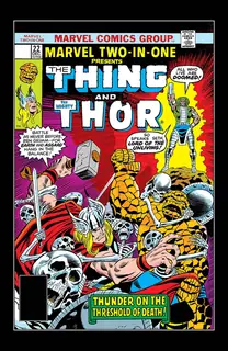 Cover of Marvel Two-in-One #22