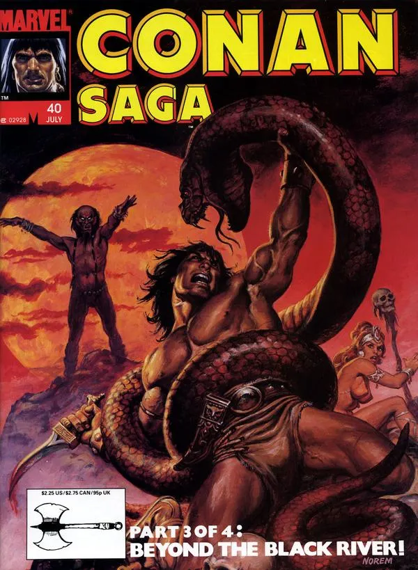 Cover of Conan Saga #40