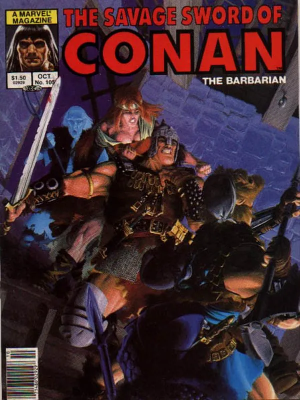 Cover of The Savage Sword of Conan #105
