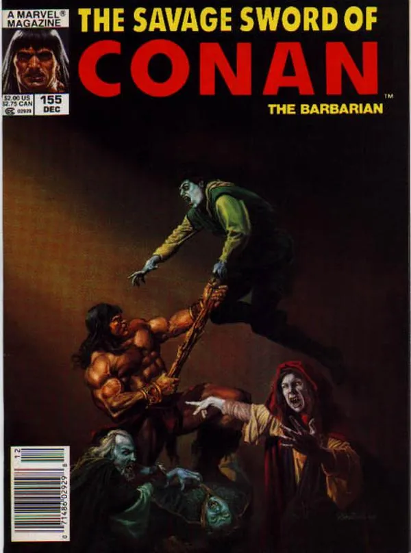 Cover of The Savage Sword of Conan #155