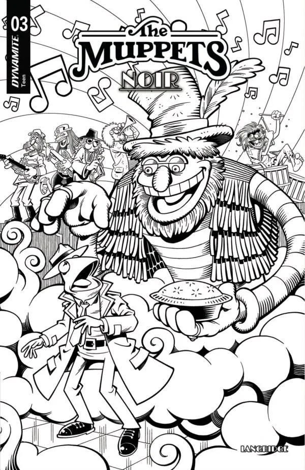 Cover of The Muppets Noir #3