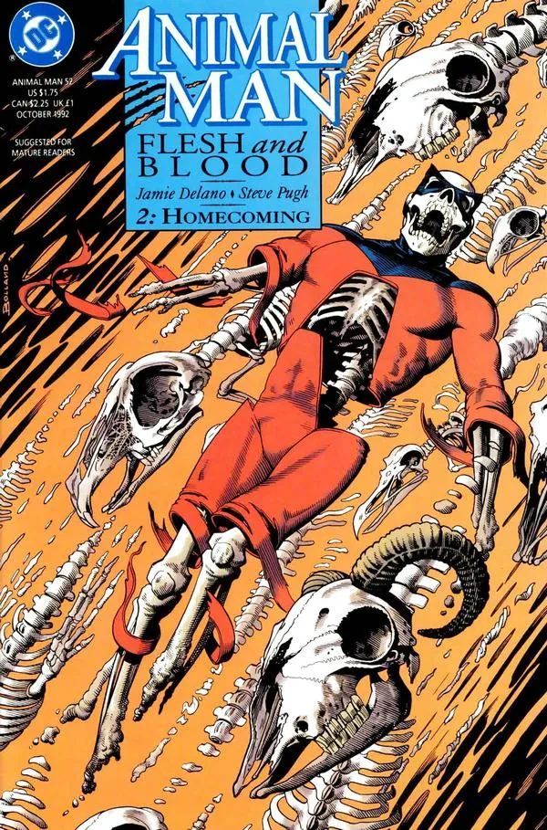 Cover of Animal Man #52