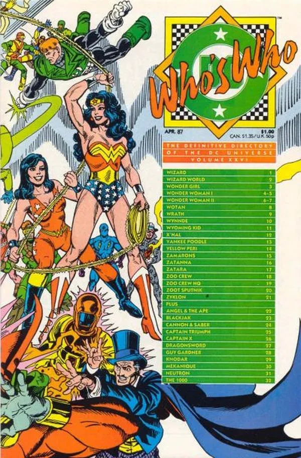 Cover of Who's Who: The Definitive Directory of the DC Universe #26