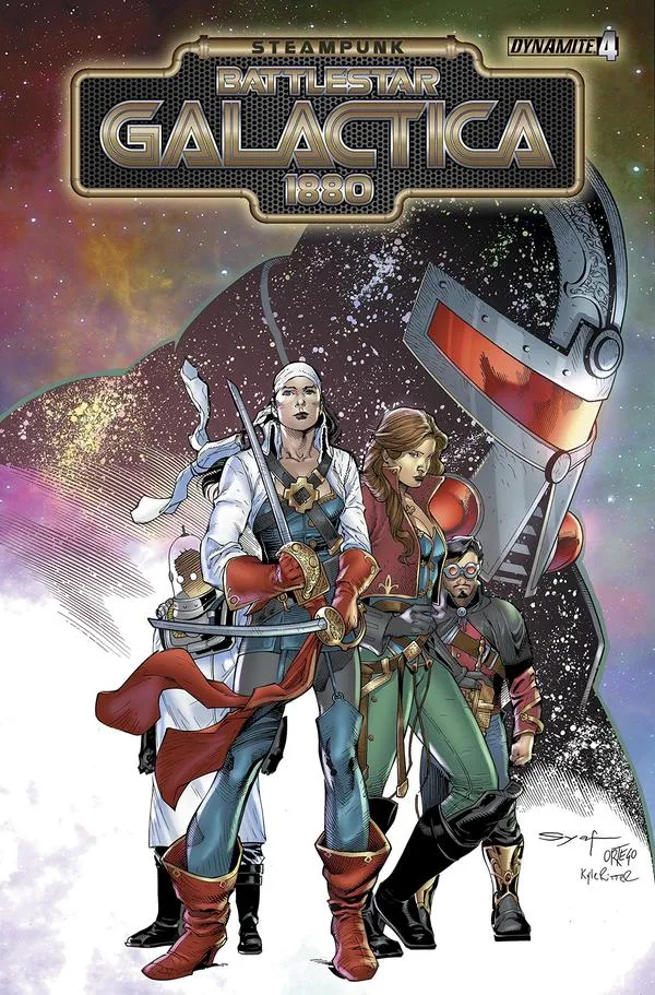Cover of Steampunk Battlestar Galactica 1880 #4