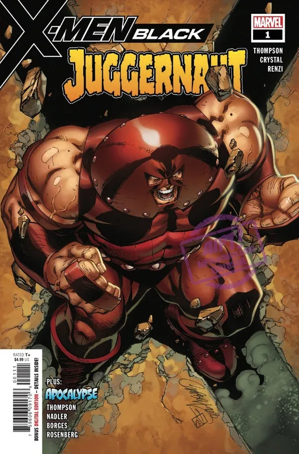 Cover of X-Men Black Juggernaut #1