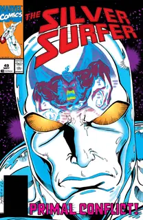 Cover of Silver Surfer #49