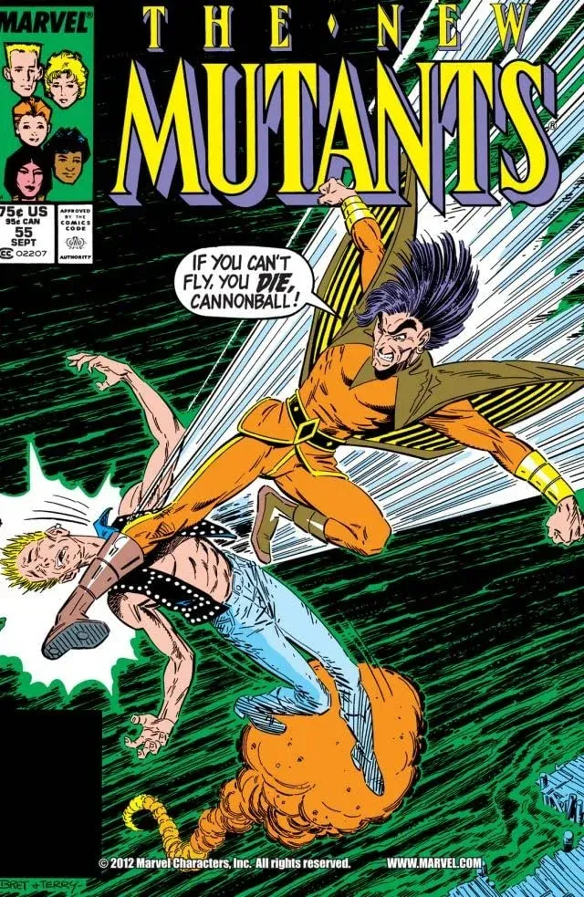 Cover of The New Mutants #55