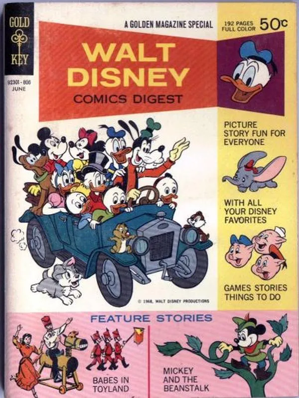 Cover of Walt Disney Comics Digest #1