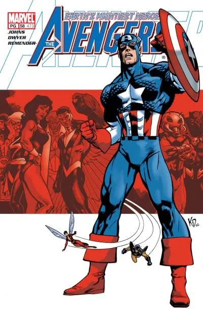 Cover of Avengers #58 (473)