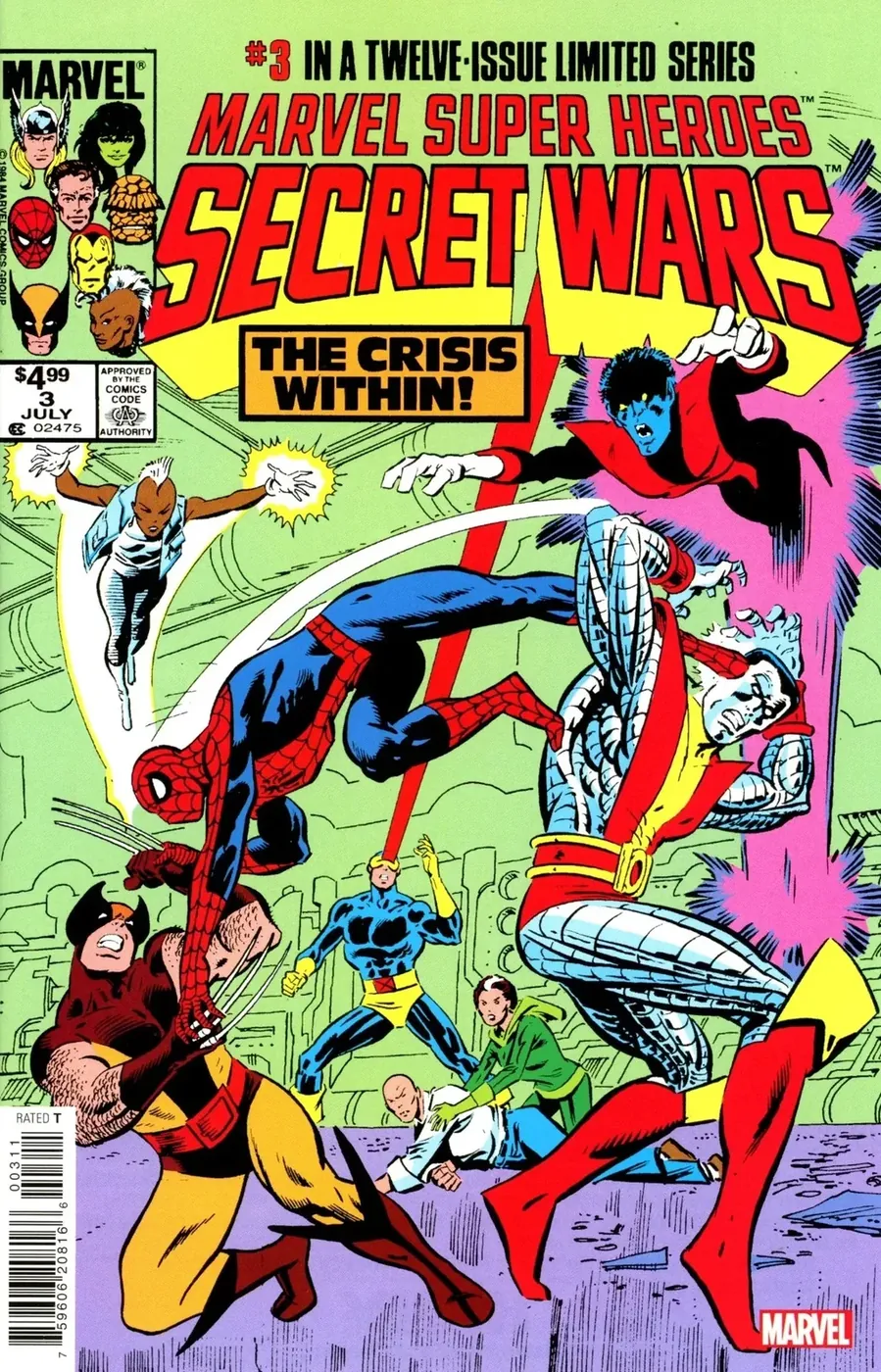 Cover of Marvel Super-Heroes Secret Wars #3