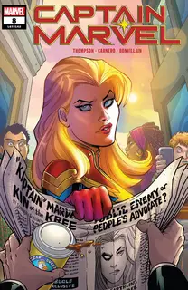 Cover of Captain Marvel #8 (142)