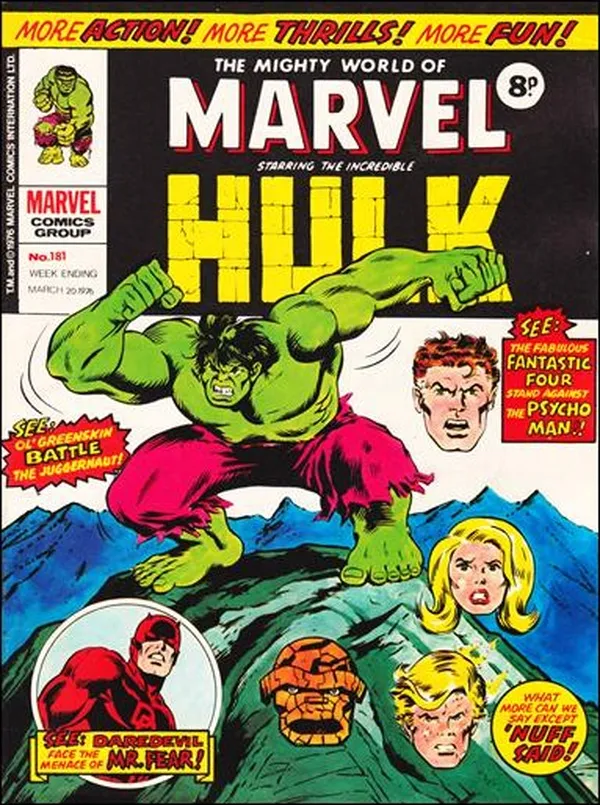 Cover of The Mighty World of Marvel #181