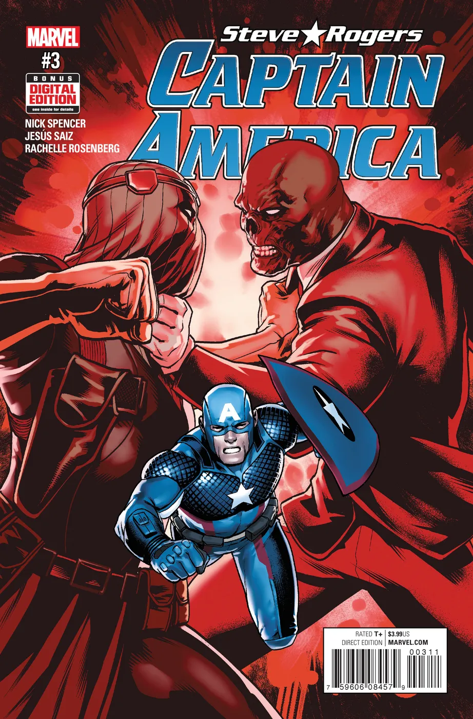 Cover of Captain America: Steve Rogers #3
