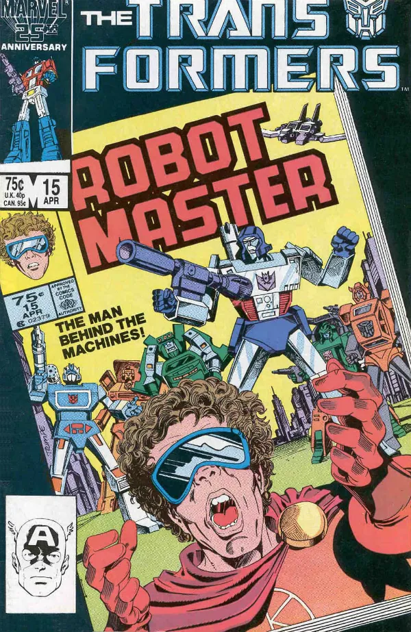 Cover of The Transformers #15