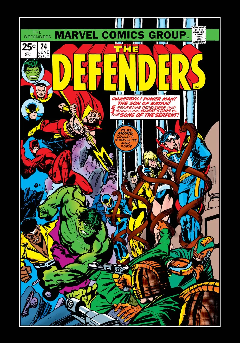Cover of The Defenders #24