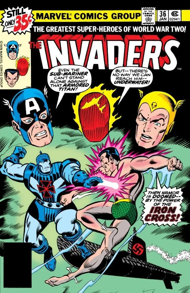 Cover of The Invaders #36