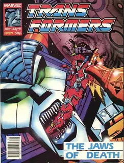 Cover of The Transformers #319