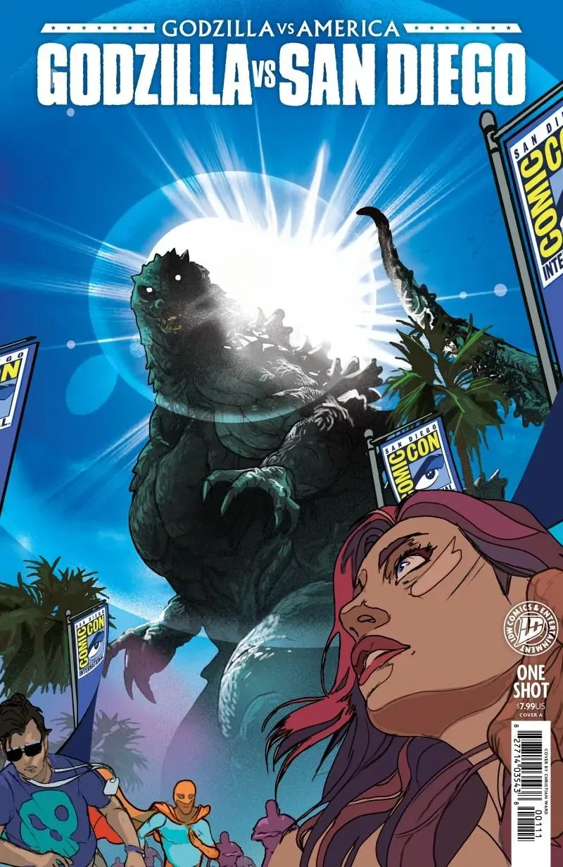 Cover of Godzilla vs. America: San Diego #1