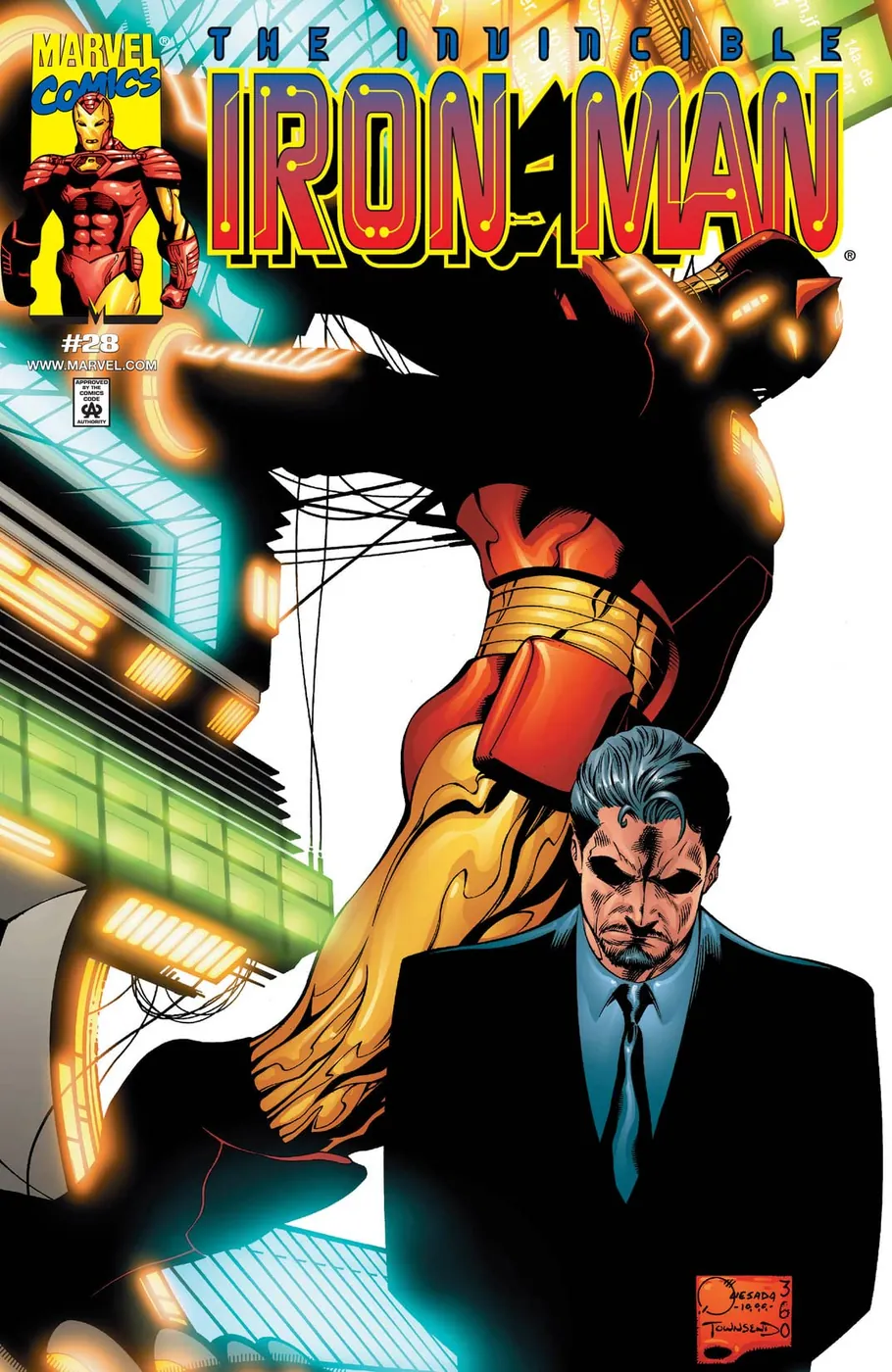Cover of Iron Man #28