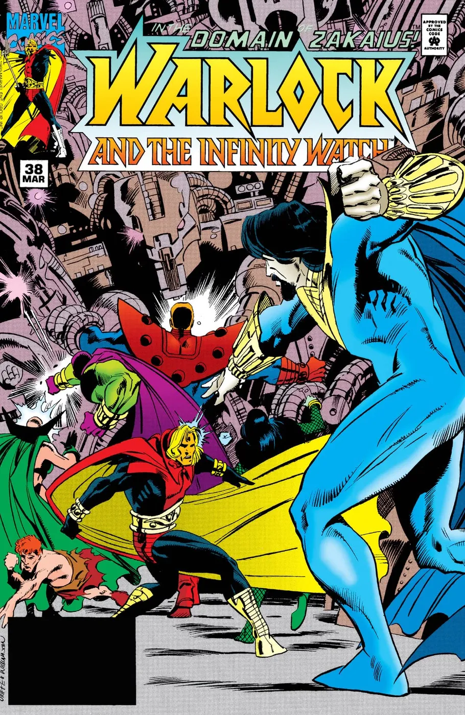 Cover of Warlock and the Infinity Watch #38