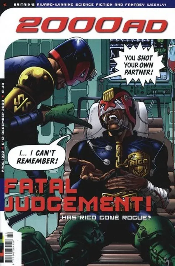 Cover of 2000 AD #1222