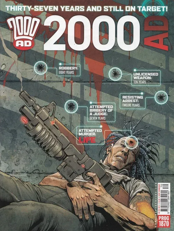 Cover of 2000 AD #1870