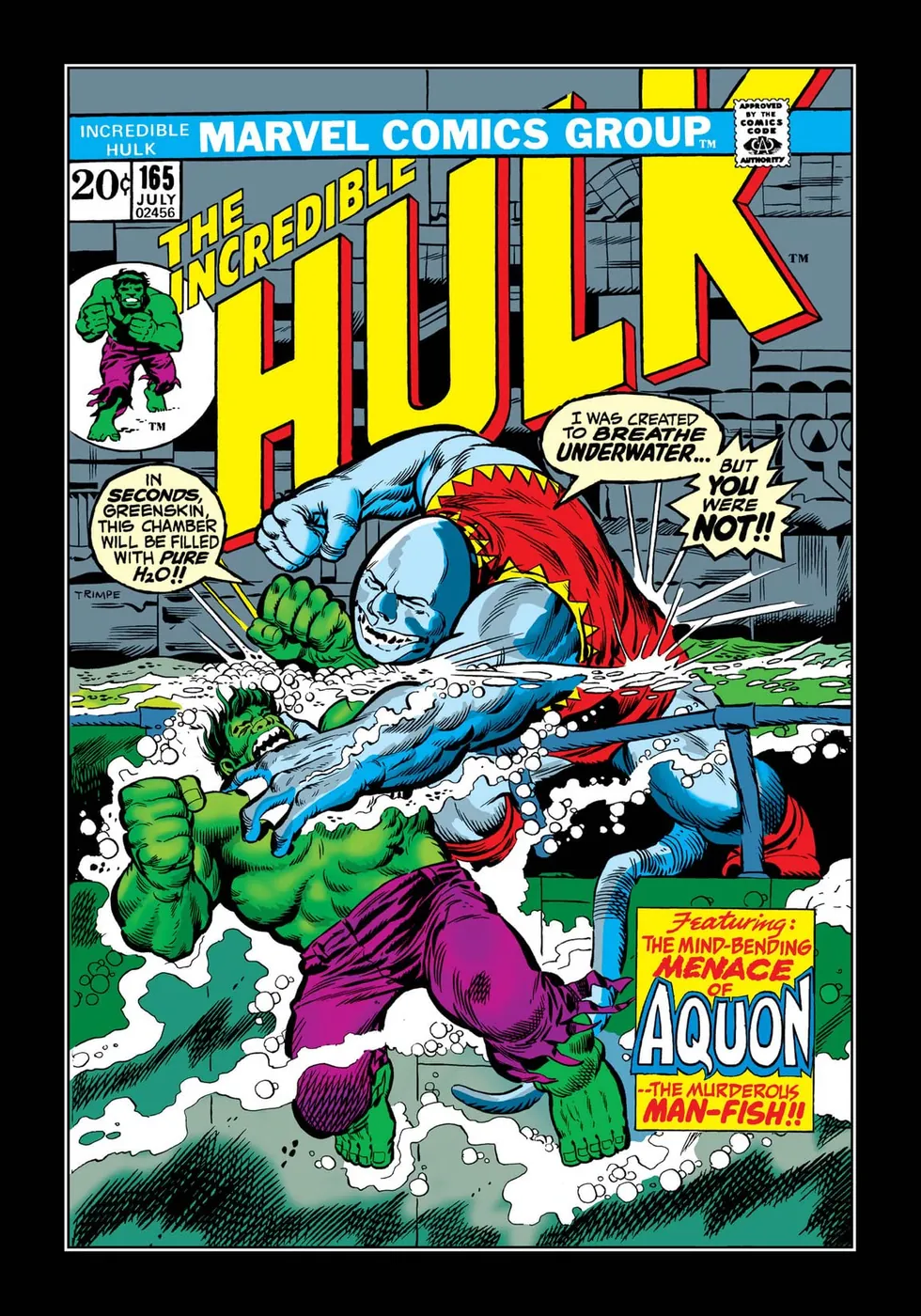 Cover of The Incredible Hulk #165