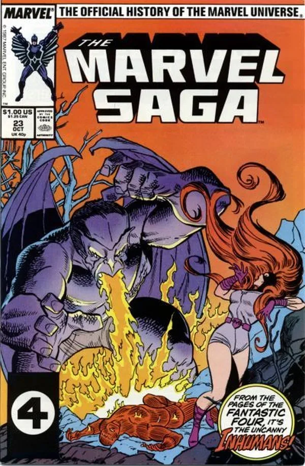 Cover of The Marvel Saga the Official History of the Marvel Universe #23