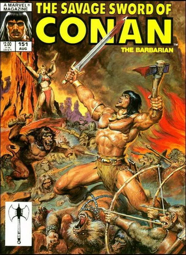 Cover of The Savage Sword of Conan #151