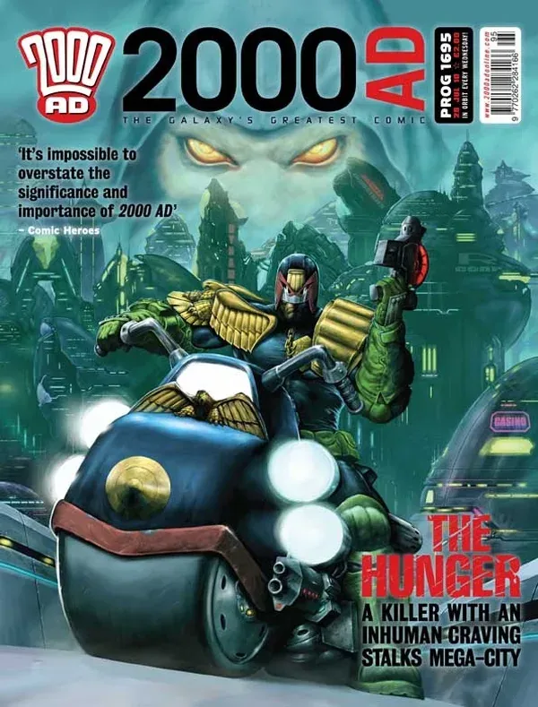 Cover of 2000 AD #1695