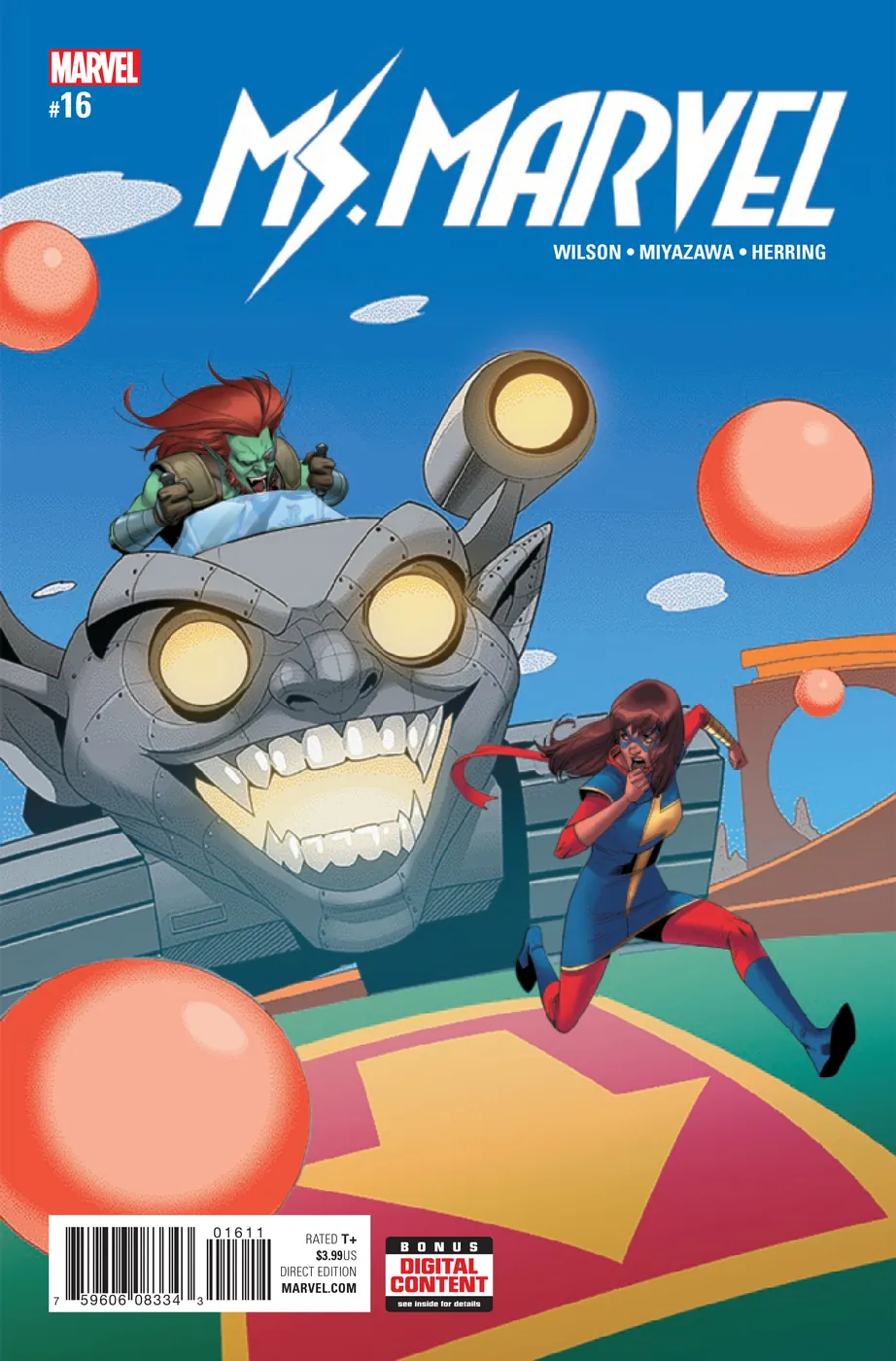 Cover of Ms. Marvel #16
