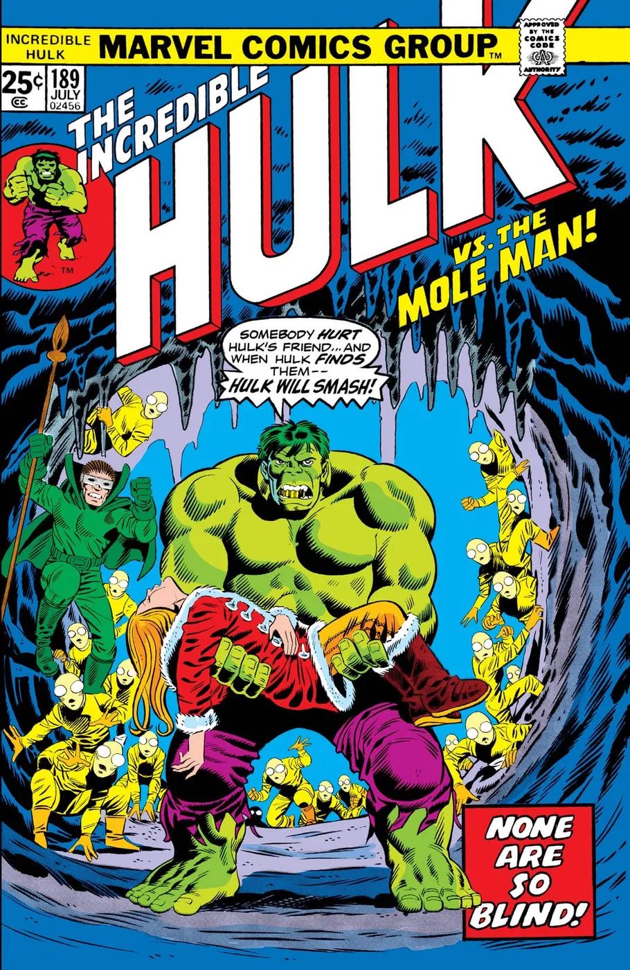 Cover of The Incredible Hulk #189