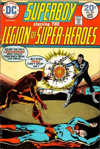 Cover of Superboy #201