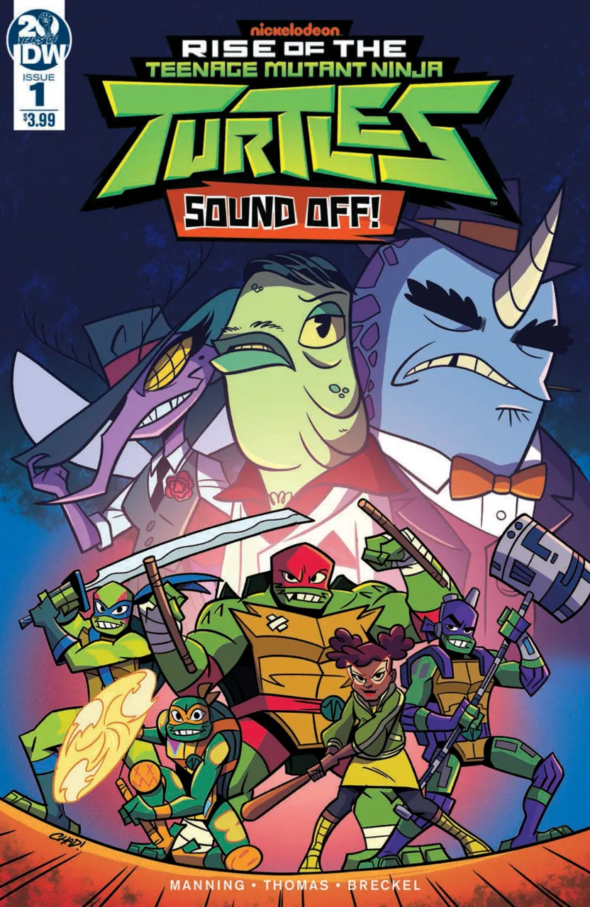 Cover of Rise of the Teenage Mutant Ninja Turtles: Sound Off! #1