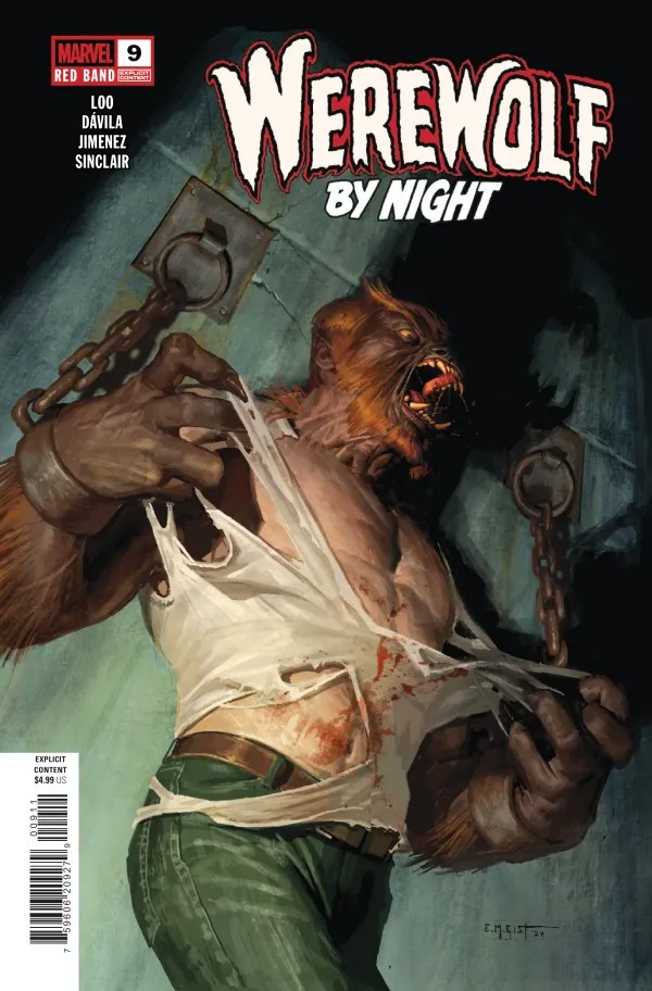 Cover of Werewolf by Night: Red Band #9