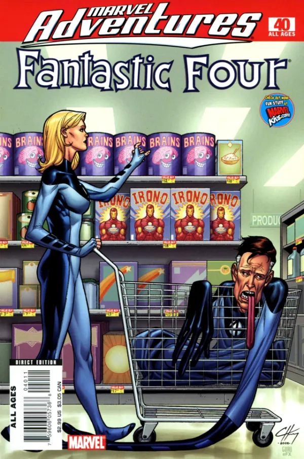 Cover of Marvel Adventures Fantastic Four #40