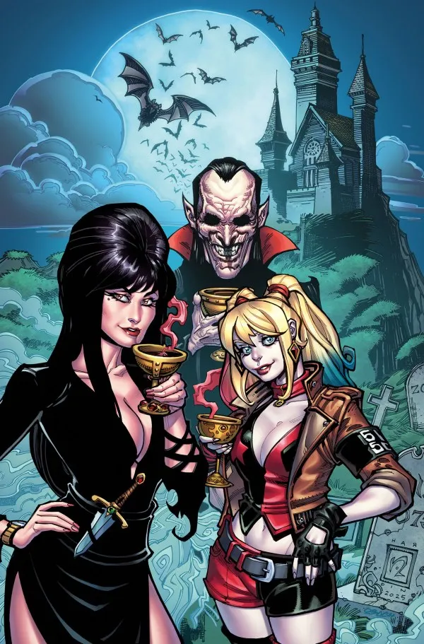Cover of Harley Quinn x Elvira #4