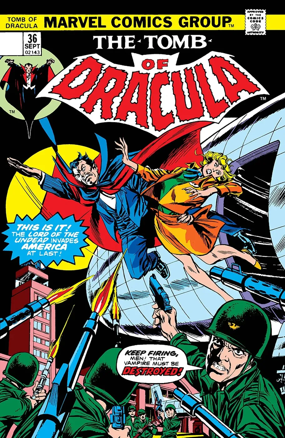 Cover of Tomb of Dracula #36