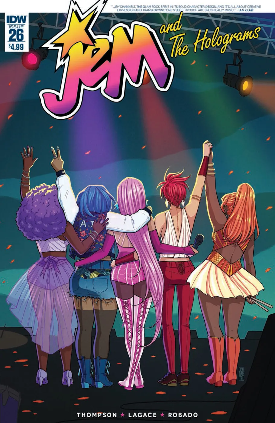Cover of Jem and the Holograms #26