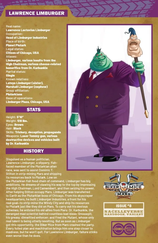 Cover of Biker Mice from Mars #8