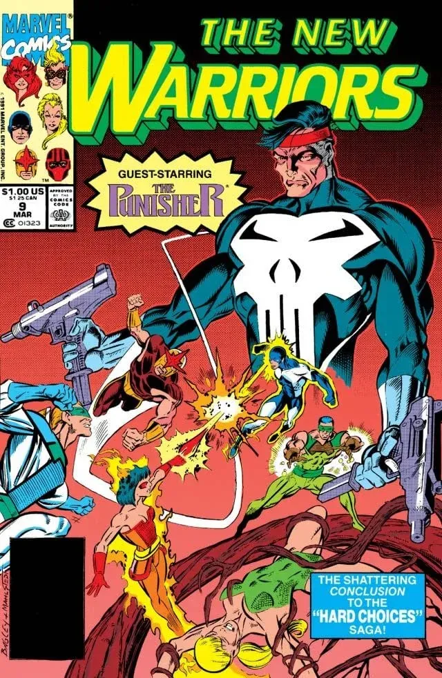 Cover of The New Warriors #9