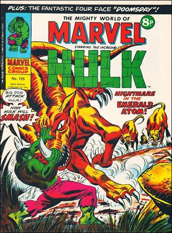 Cover of The Mighty World of Marvel #125