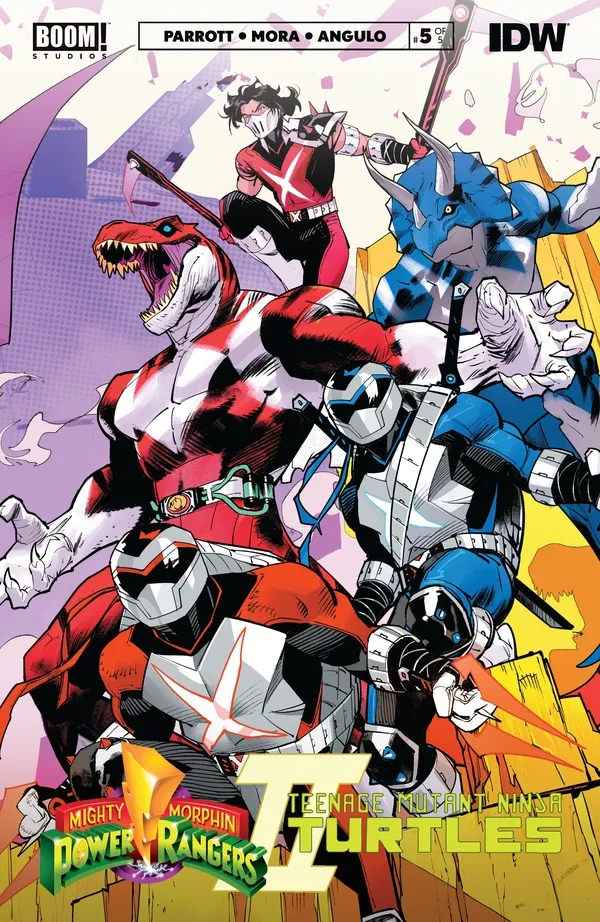 Cover of Mighty Morphin Power Rangers / Teenage Mutant Ninja Turtles II #5