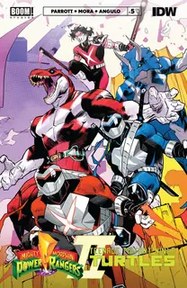 Cover of Mighty Morphin Power Rangers / Teenage Mutant Ninja Turtles II #5