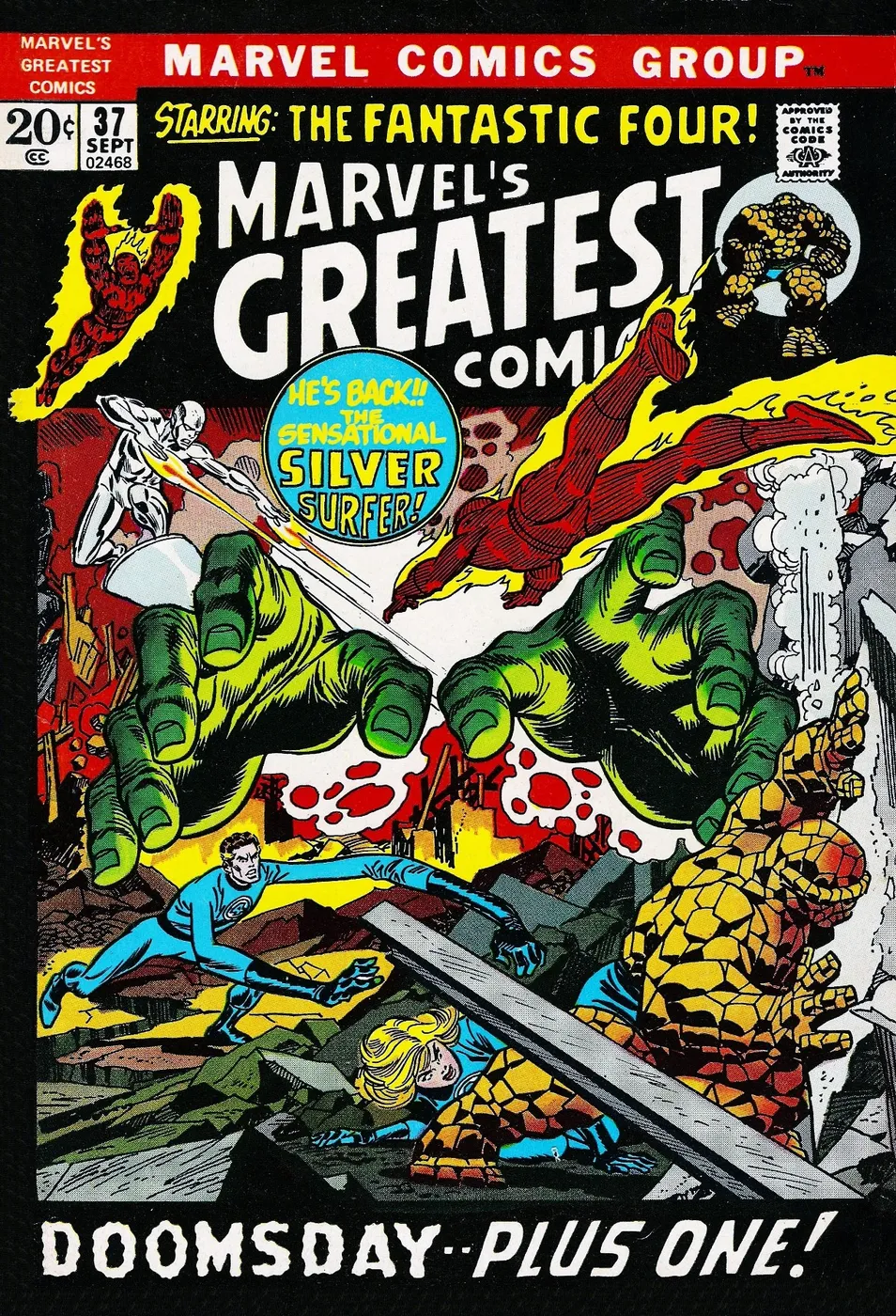 Cover of Marvel's Greatest Comics #37
