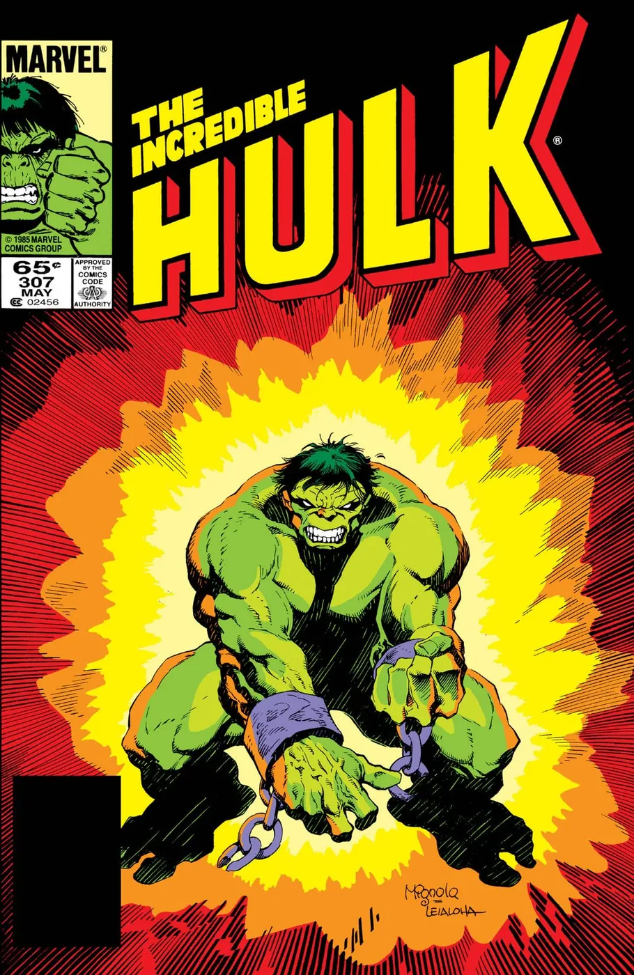 Cover of The Incredible Hulk #307