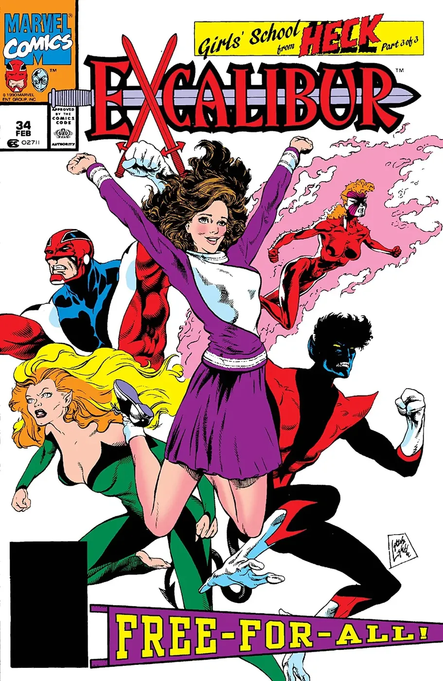 Cover of Excalibur #34