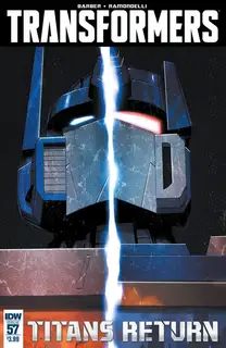 Cover of The Transformers #57
