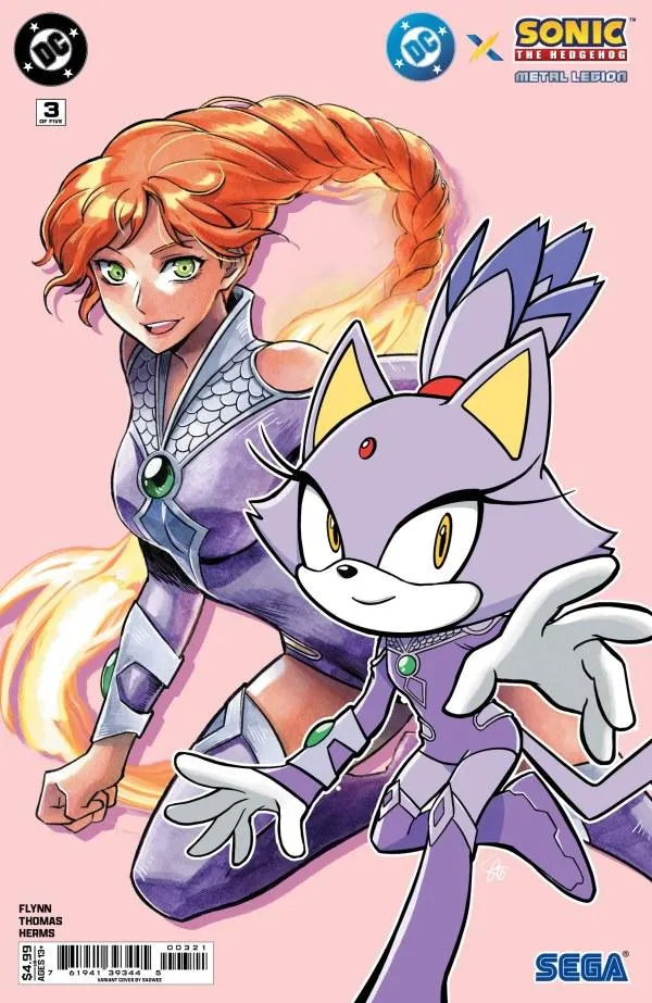 Cover of DC x Sonic the Hedgehog: Metal Legion #3