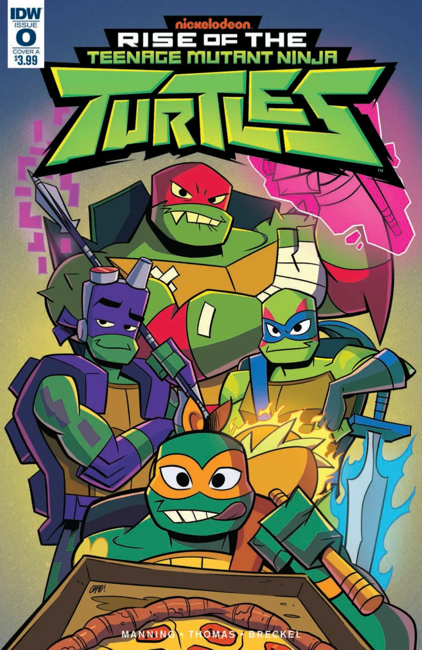 Cover of Rise of Teenage Mutant Ninja Turtles #0